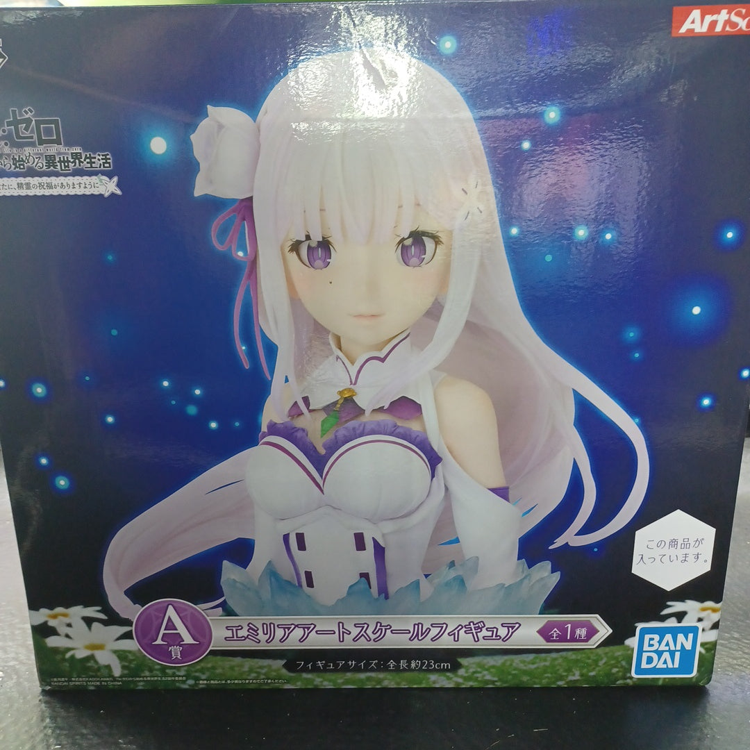 Ichiban Kuji Re: Zero May The Spirits Bless You Emilia Art Scale Prize A