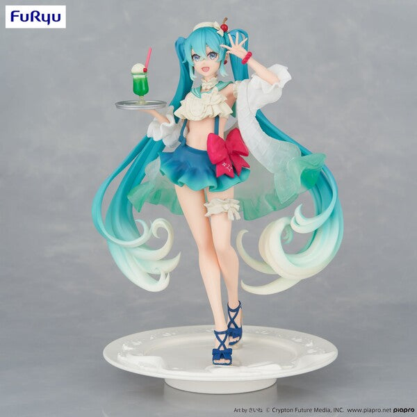Furyu Exceed Hatsune Miku Sweet Sweets Melon Soda Float