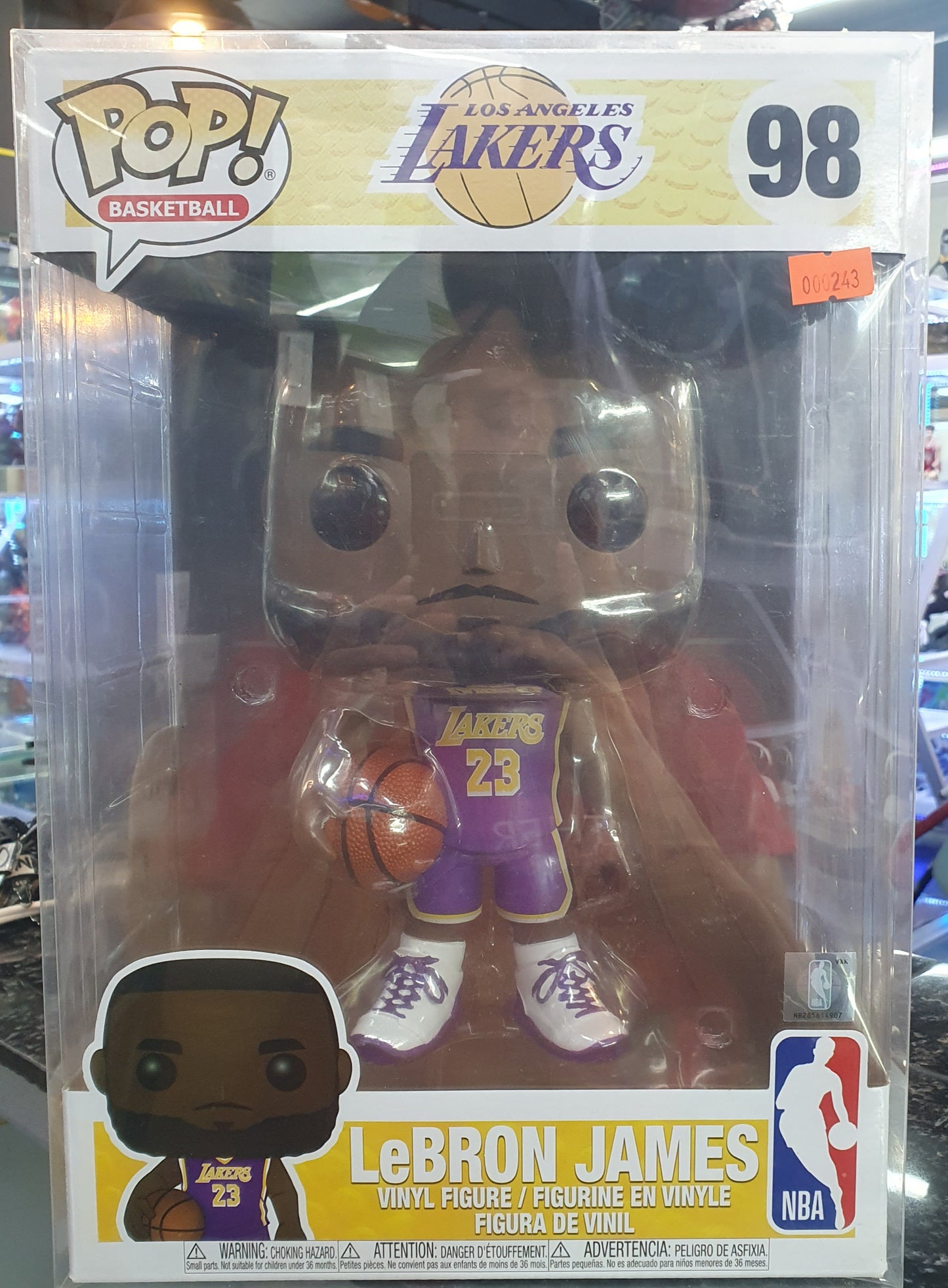 Funko Pop Basketball Los Angeles Lakers Lebron James 98
