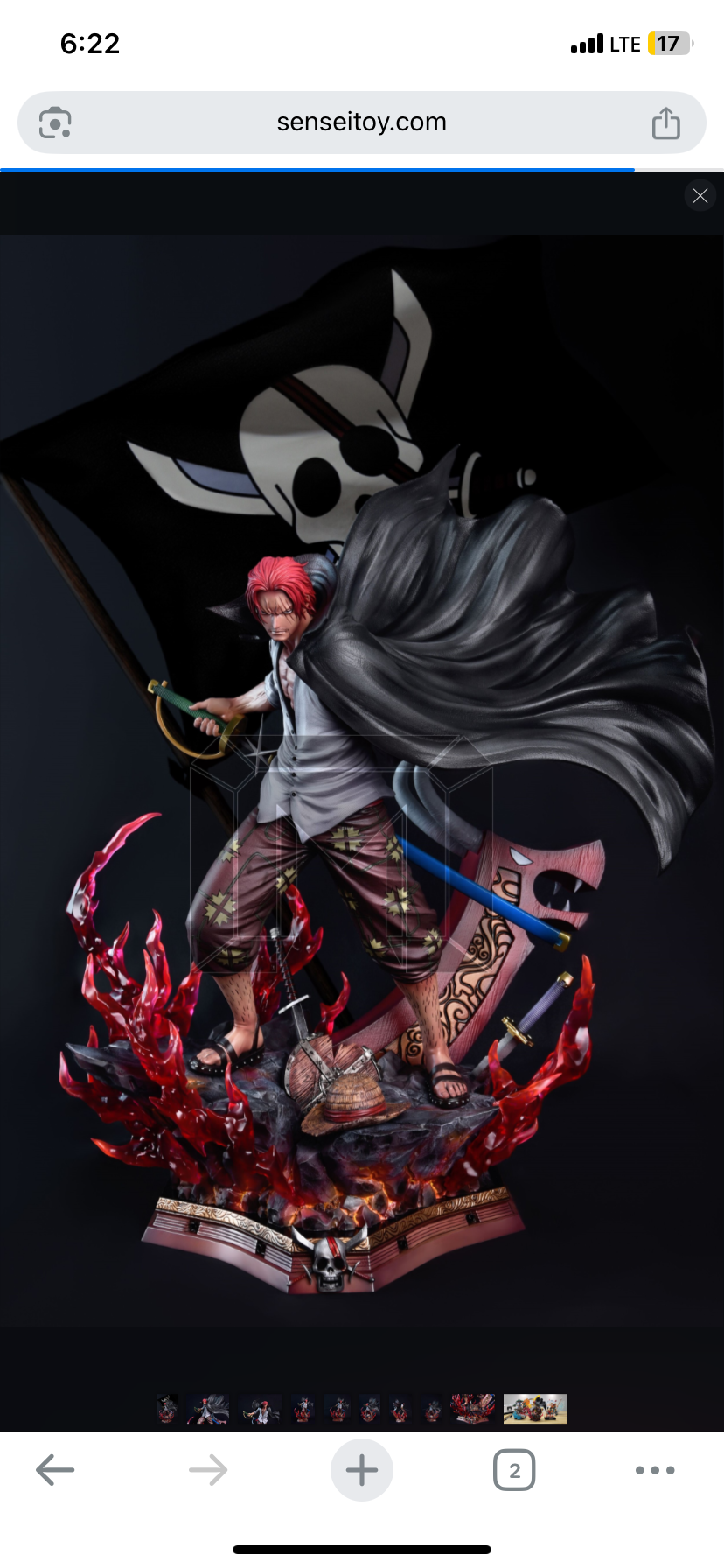 Resin: Model Palace Shanks