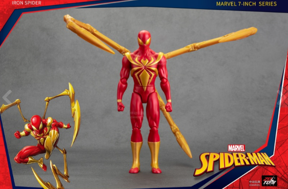 ZD Toys Marvel 7 Inch Series Iron Spider