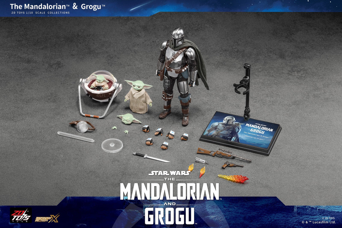 ZD Toys Star Wars The Mandalorian and Grogu