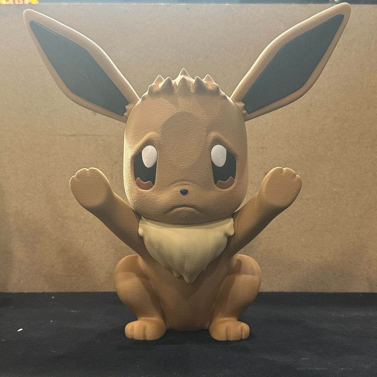 3D Window Print Eevee Sad