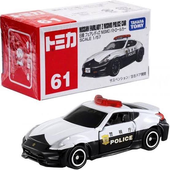 Takara Tomica No. 61 Nissan Fairlady Z Nismo Police Car Scale 1/57