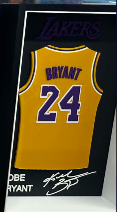 3D Print Jersey Kobe Bryant