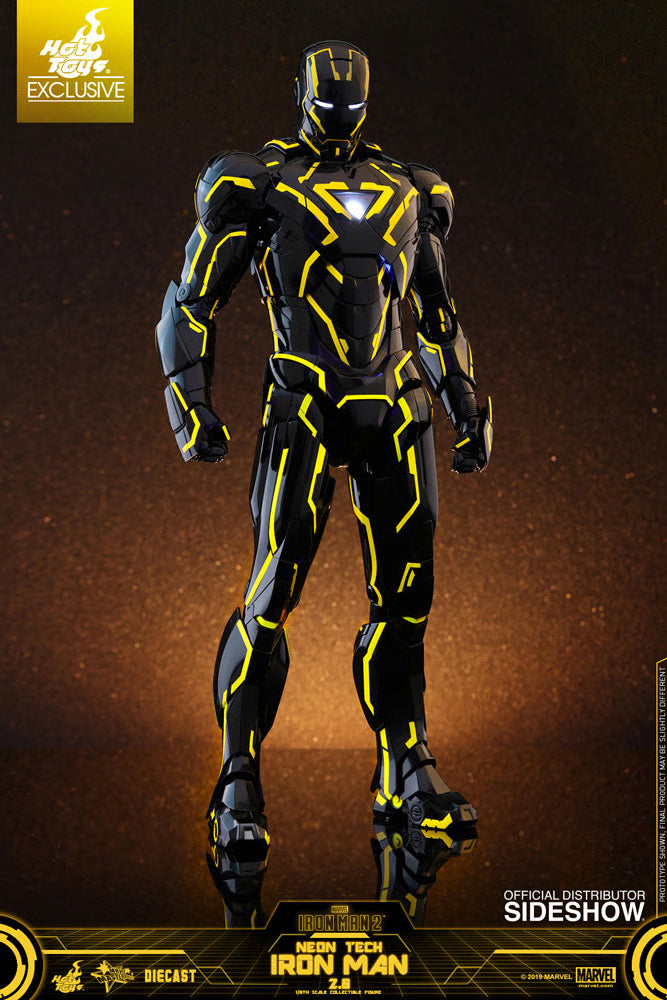 Hot Toys Movie Masterpiece Iron Man 2 Neon Tech Iron Man 2.0