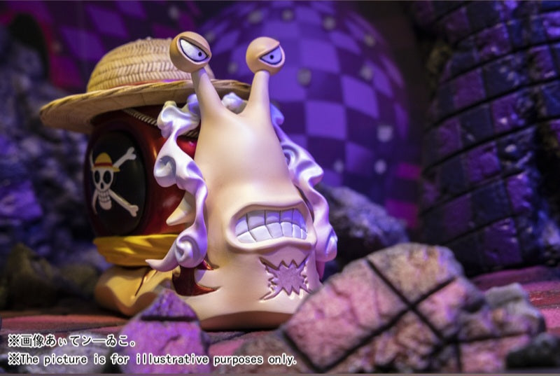 Resin: Power Max Studio Den Den Mushi Luffy Gear 4