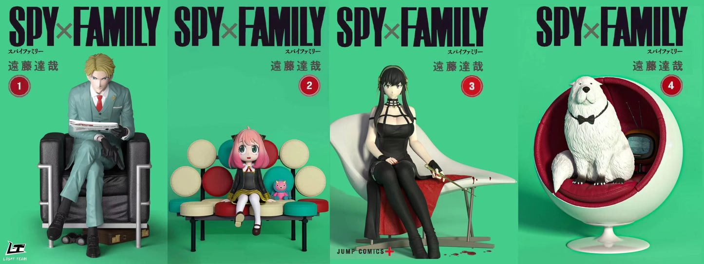Resin: Light Team Studio Spy x Family Set of 4