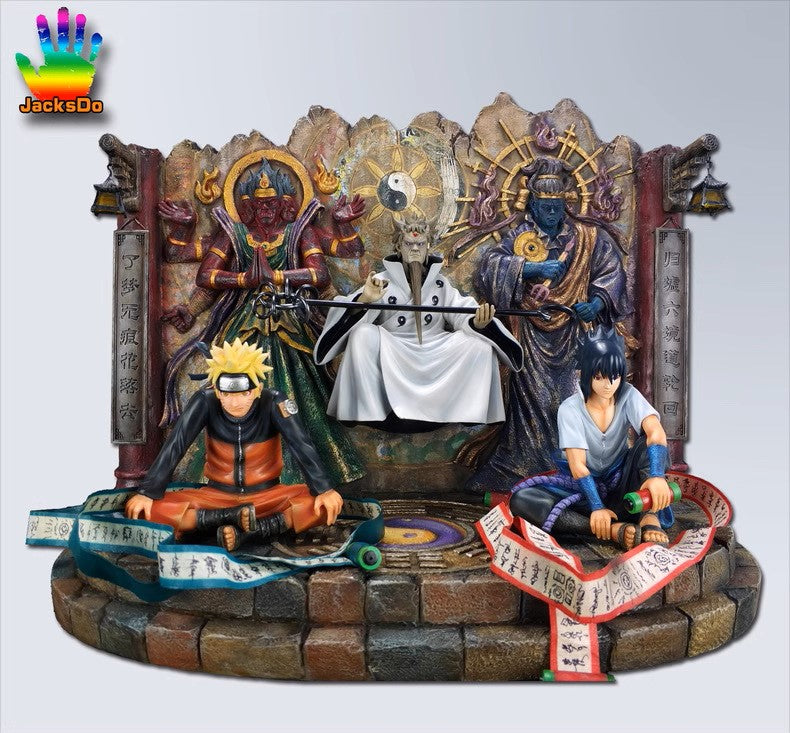 Resin: Jacksdo Studio Sage Mode Naruto and Sasuke