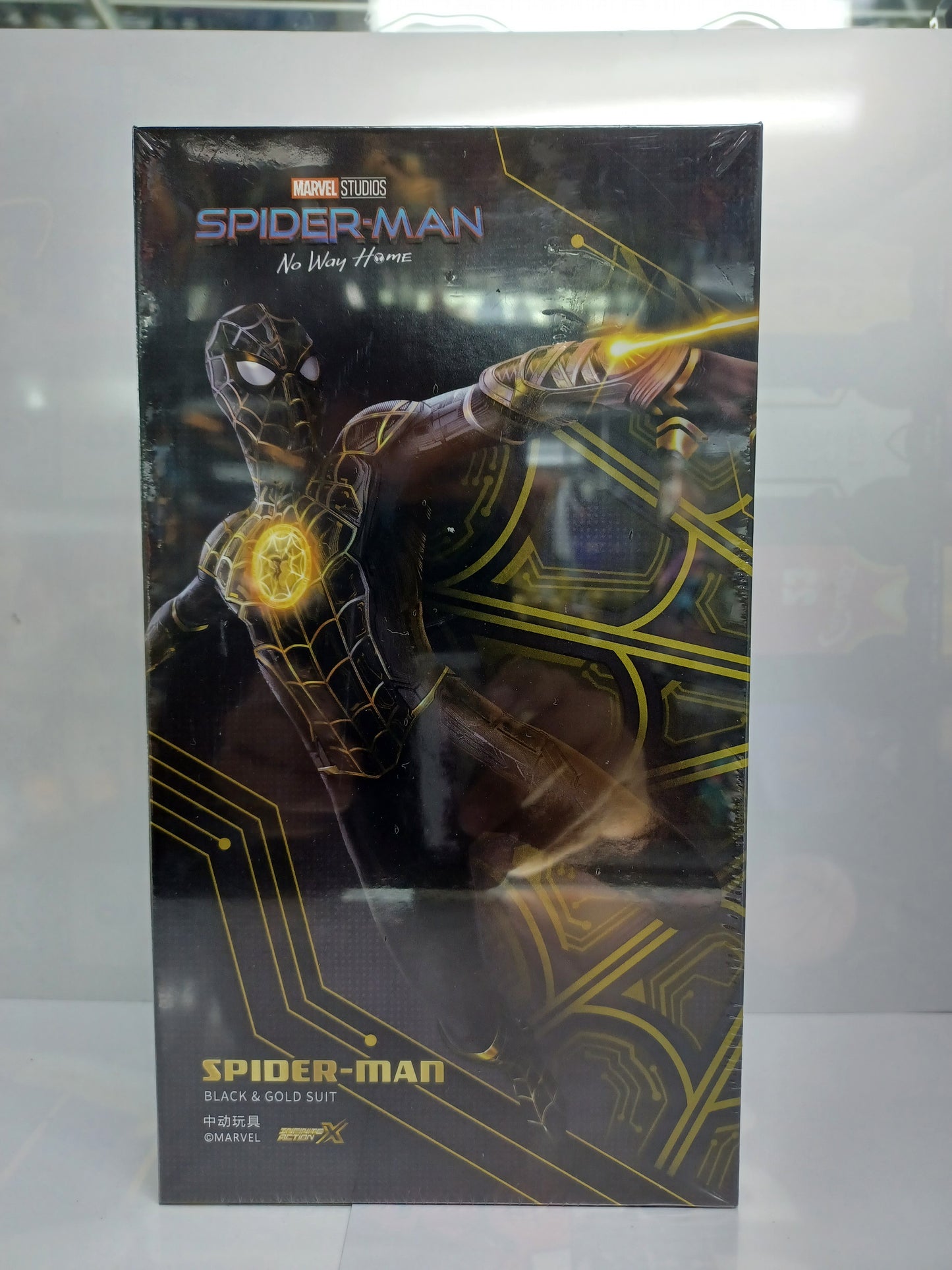 Zd Toys Spider man Black & Gold Suit