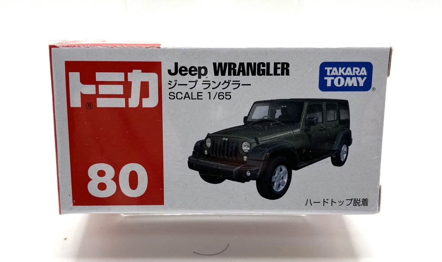 Takara Tomy Tomica No. 80 Jeep Wrangler 1/65 Scale