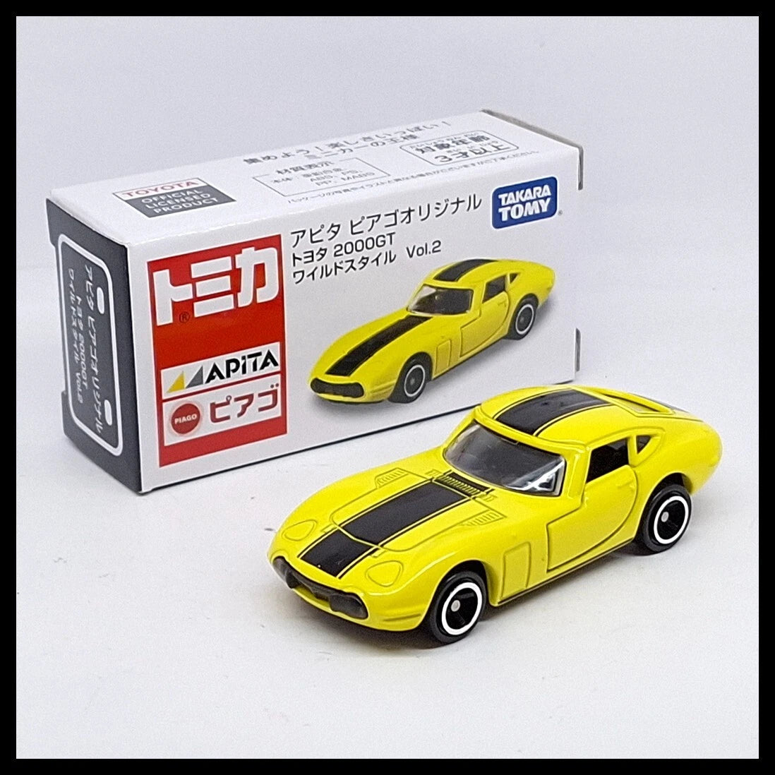 Takara Tomica Apita Piago Original Toyota 2000GT 1/59 Scale