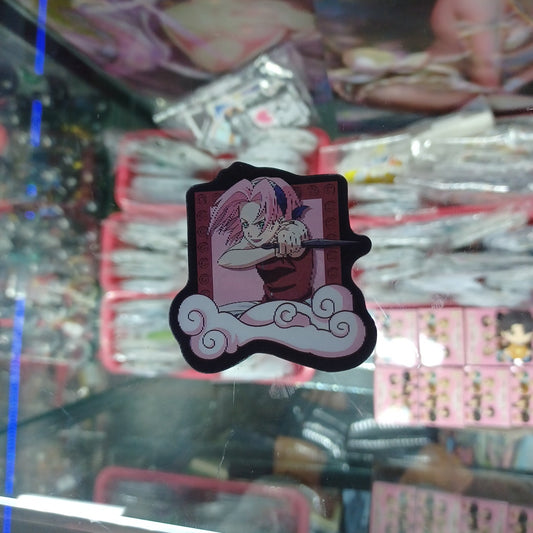 Lenticular 3D Sticker Sakura & Sasuke