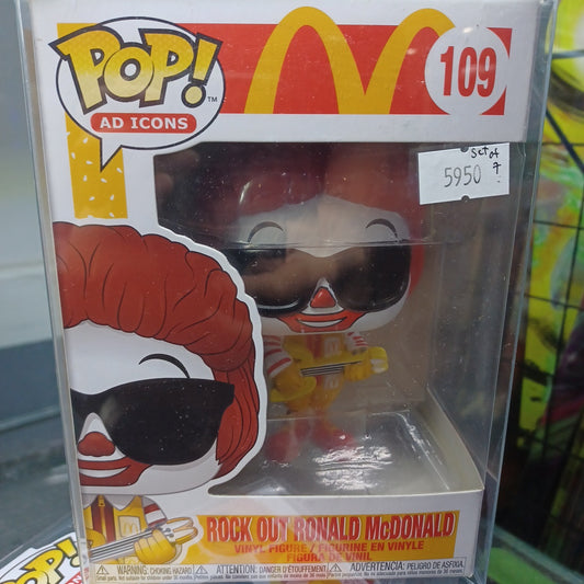 Funko pop Mcdonalds Rock out roland McDonald 109