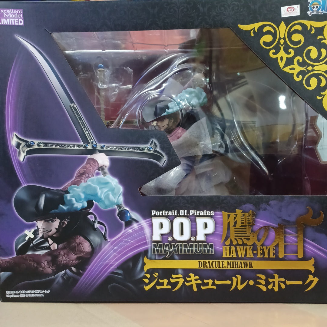 MegaHouse One Piece Portrait Of Pirates Maximum Hawk Eye Dracule Mihawk (AV)