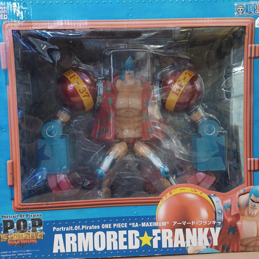 MegaHouse One Piece Portrait Of Pirates Sailing Again Maximum Armored Franky (AV)