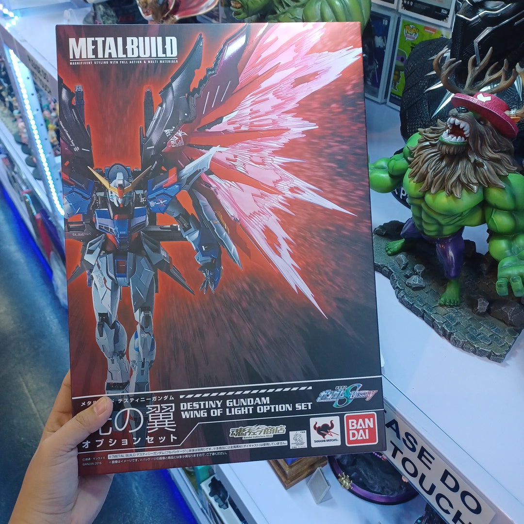 METAL build Destiny Gundam Wing Of Light Option Set