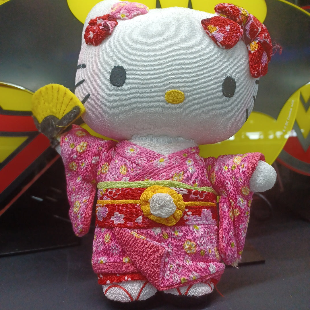 (PM11) Sanrio Plushie (Hello Kitty Japan Crepe kimono