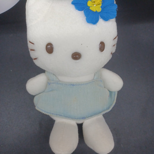 Sanrio Plushie 5 inches ( Hello Kitty Striped  Angel Blue SM6