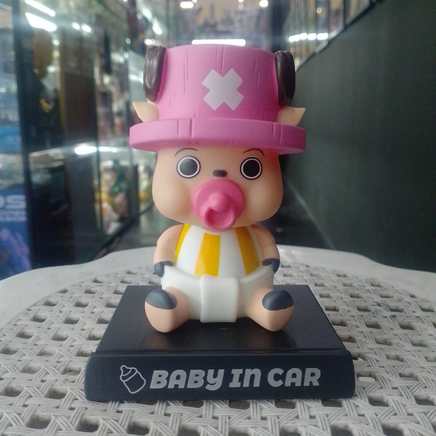 Bobble Head Baby In Car Chopper