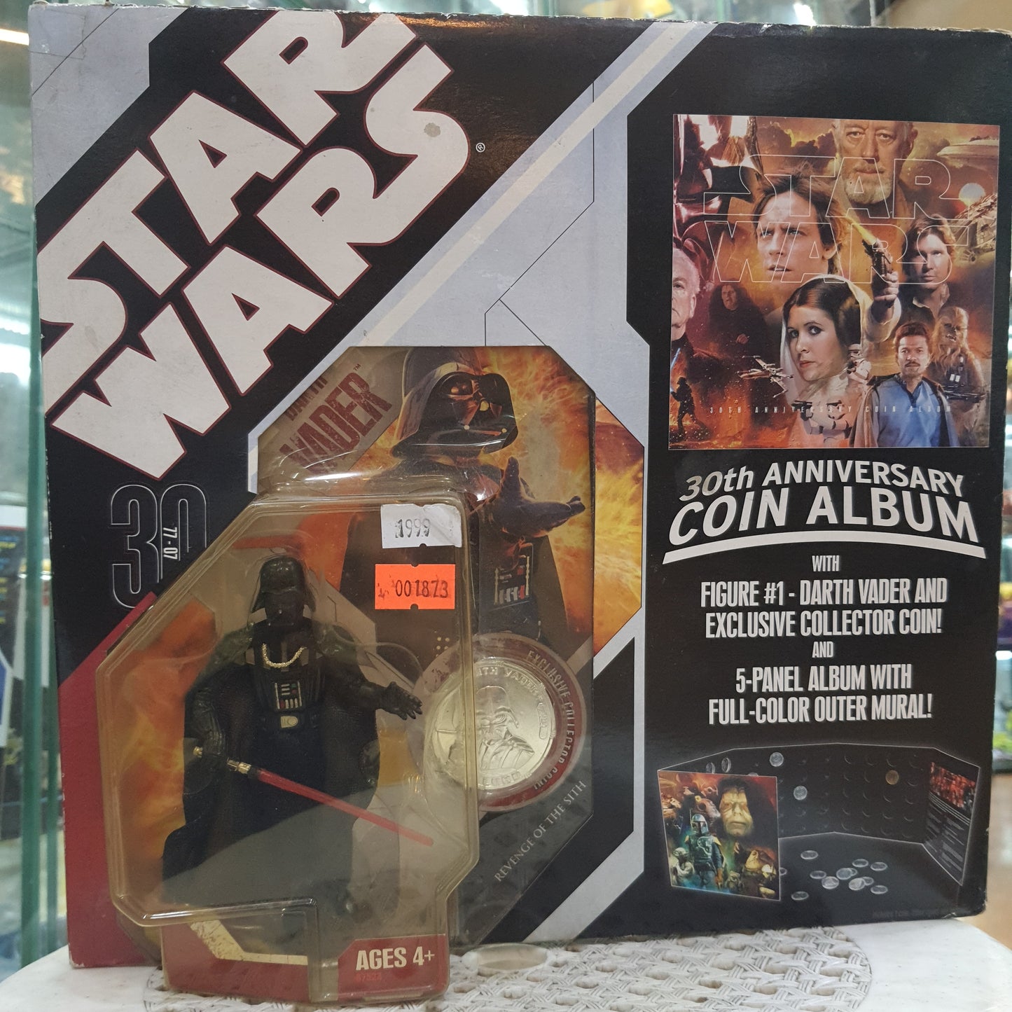 Hasbro Stars wars 30th Anniversary Coin Album Darth Vader