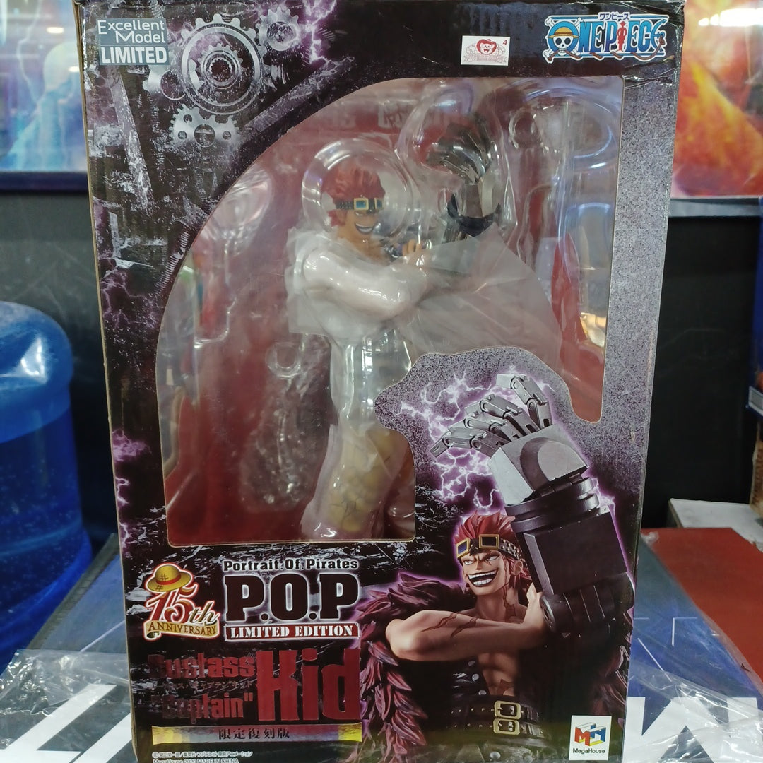 MegaHouse One Piece 15th Anniversary Portrait of Pirates Limited Edition Eustass "Captain" Kid