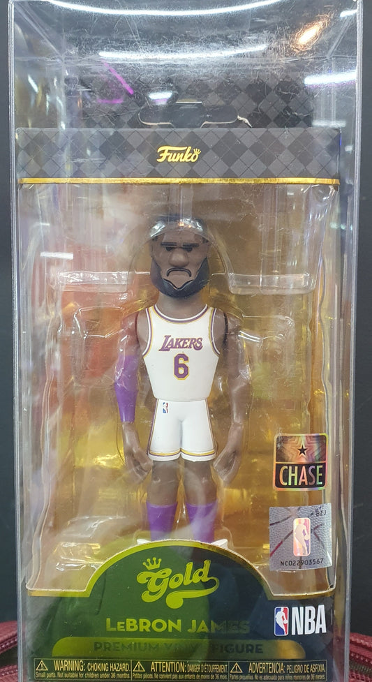 Funko Gold NBA Lebron James chase (Lakers 6,white)