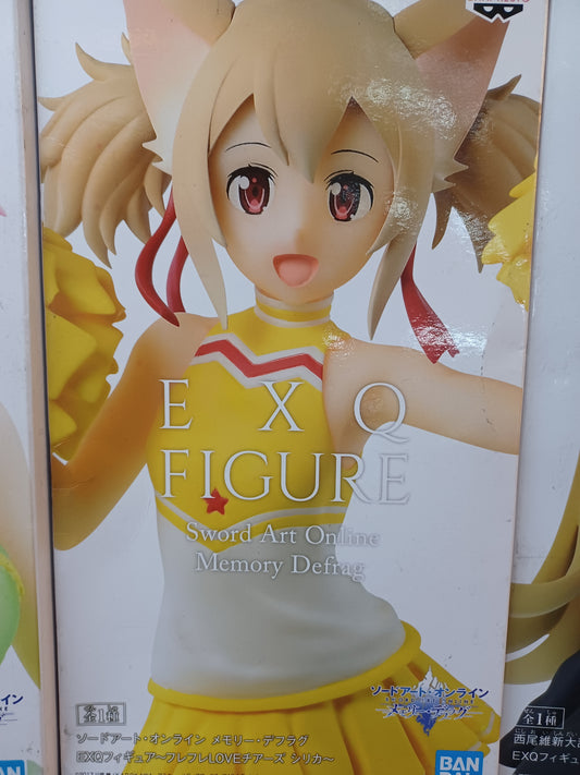 Banpresto EXQ Figure Sword Art Online Memory Defrag Silica Hooray Love Cheers.Ver