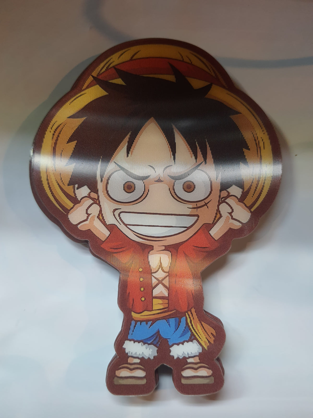 Mini Luffy Sticker Lenticular Sticker Mini Luffy – The Motherbase Toys and Collectibles