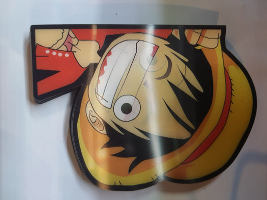 Lenticular Sticker Luffy half