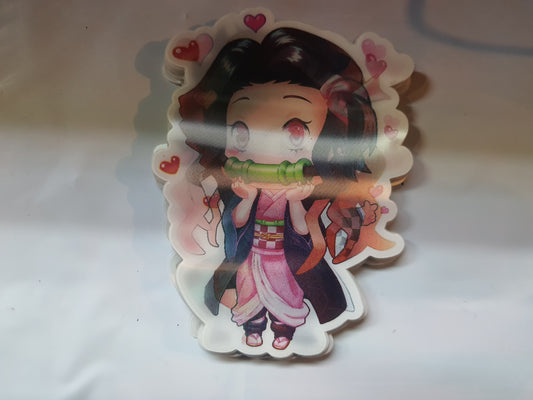 Lenticular Sticker Nezuko,Zenitsu & Tanjiro