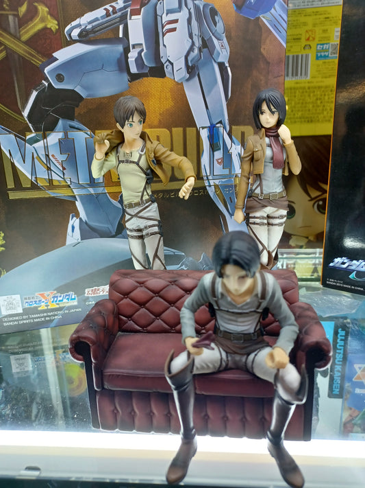 Ichiban Kuji Attack on titan set of 3|Mikasa|Eren| Levi