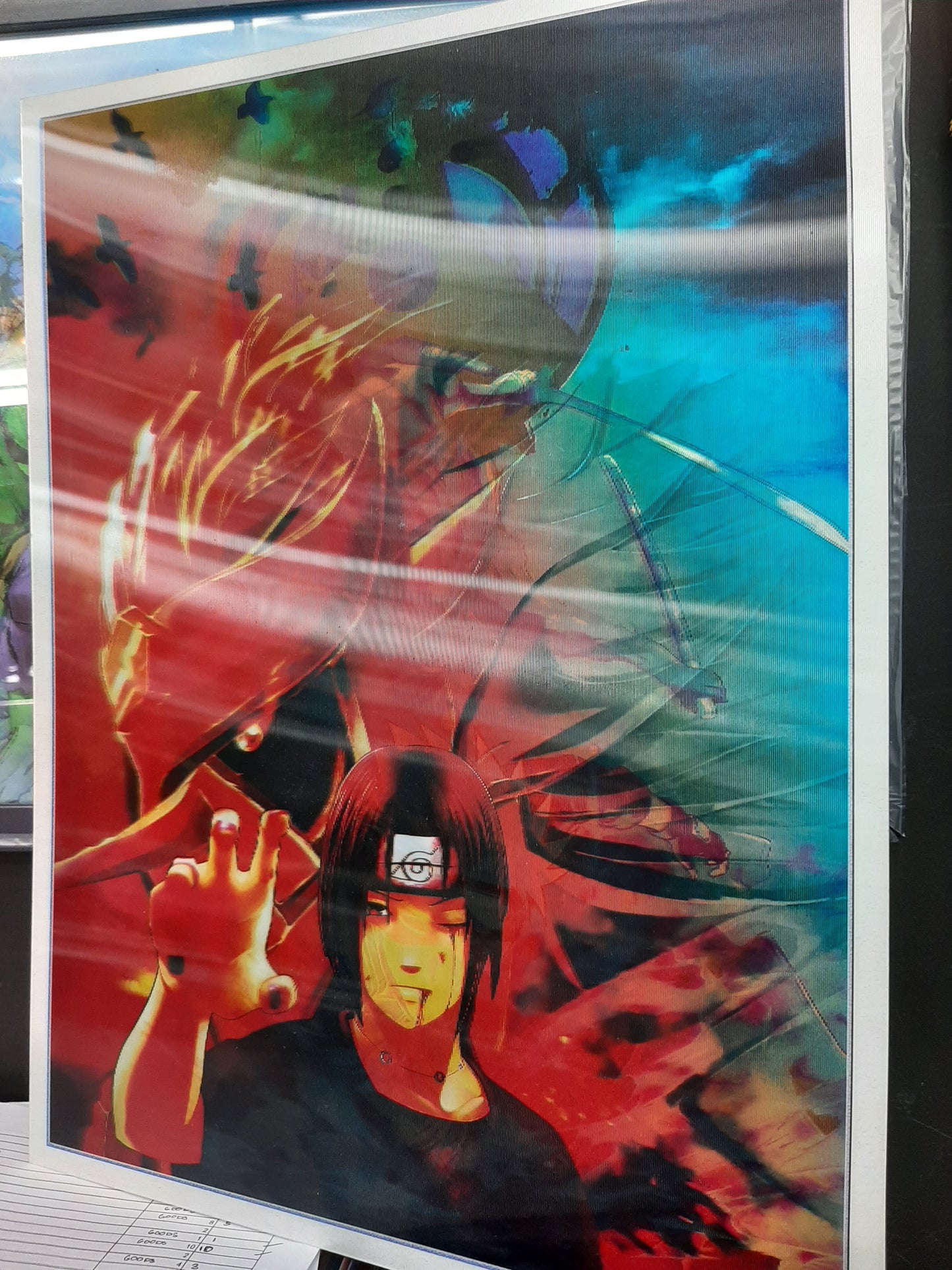 Poster naruto shesui susano/itachi sosano/ kakashi sosano