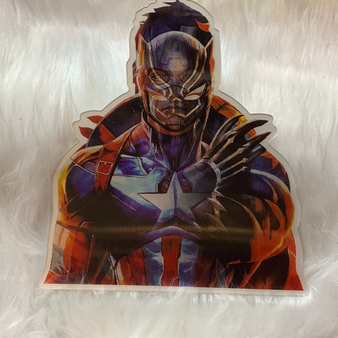 Lenticular Sticker Black Panter/Captain America/Ant Man