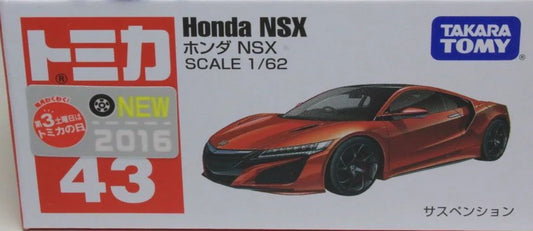 Takara Tomy Tomica No. 43 Honda NSX 1/62 Scale