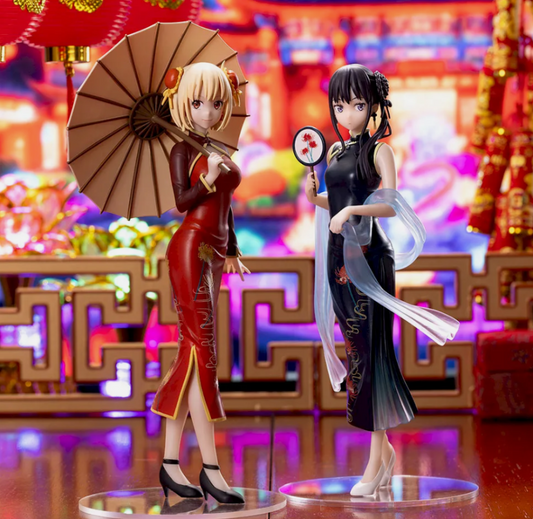 Sega Luminasta Lycoris Recoil Chisato Nishikigi and Takina Inoue Set (China Style Dress)