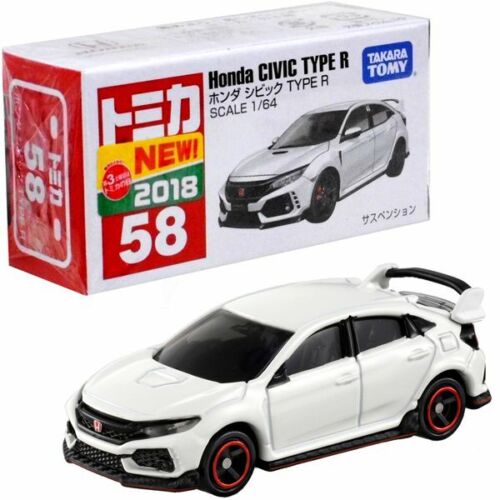 Takara Tomy Tomica No. 58 Toyota Civic Type R 2018 1/64 Scale