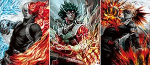 Poster MHA Trio Todoroki/Deku/Bakugo Final Form