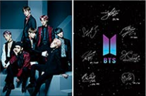 Poster BTS Blue Black