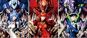 Poster Evangelion Shinji/Rei/Asuka