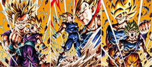 Poster DBZ Super Saiyan Gohan Vegeta Goku