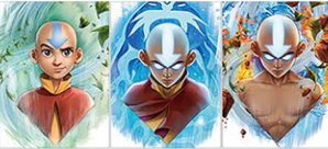 Poster Avatar Aang Half Bust