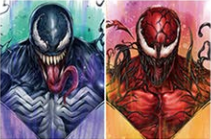 Poster marvel Venom Carnage Half Bust