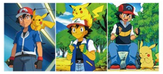 Poster Pokemon Ash and Pikachu 1