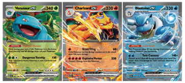 Poster Pokemon Starter Evolution Card