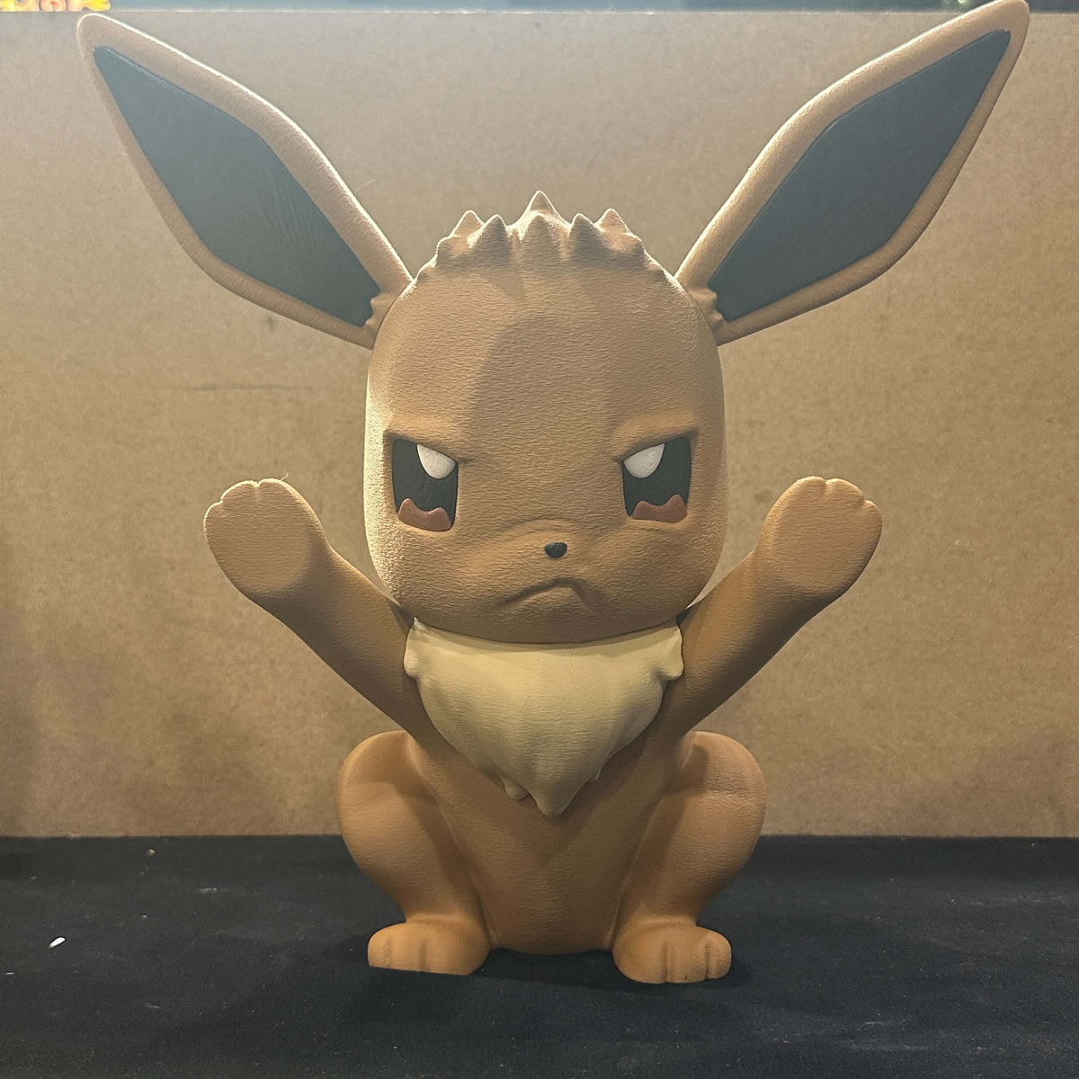 3D Window Print Eevee Angry