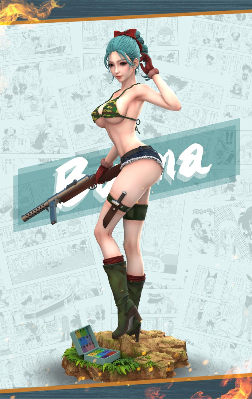 Resin: Hero Belief x Hunter Fan Studio Bulma, Android 18 and Launch Set of 3