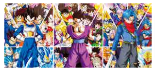 Poster DBZ Gohan/Vegeta/Trunks