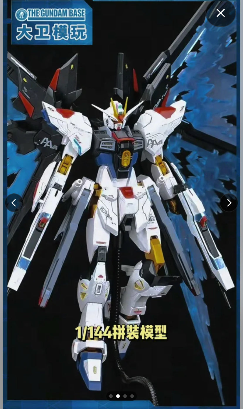 HG 1/144 Scale Model King of Spades Strike Freedom Fighter