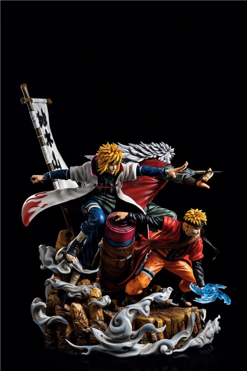 Resin: Cartoon WORLD Studio Minato/Naruto/Jiraiya